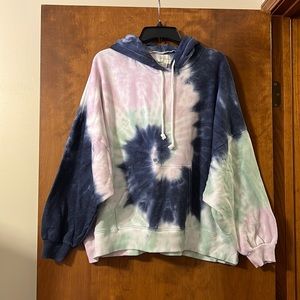 Oversized hoodie Tie Dye